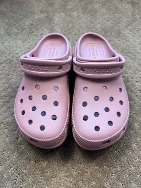 Crocs platform shoes